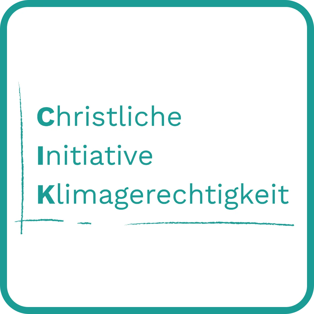 Das Bild zeigt das Logo des Vereins "Christliche Initiative Klimagerechtigkeit".